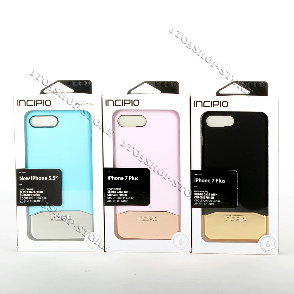 Funda rígida deslizante cromada Incipio Edge para iPhone 7 Plus iPhone 8 Plus mate Foto 2 de 3