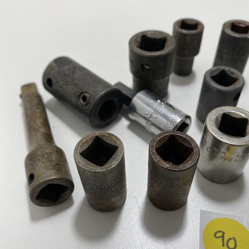Mix Matco & MAC 15 Pc. 3/8 Metric Socket Adapters Preowned - Picture 11 of 12