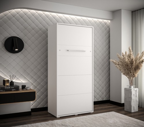 Schrankbett,Klappbett PN1,Vertikal,90x200cm, Inkl. LED Beleuchtung.Farbe wählbar - Bild 7 von 8