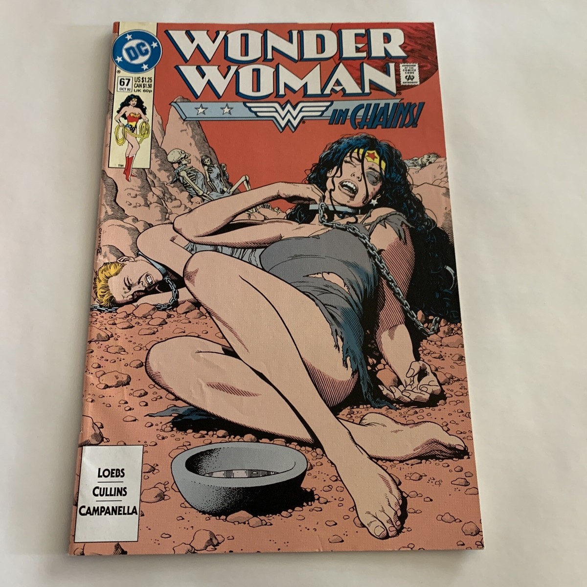 WONDER WOMAN # 67 DC COMICS October 1992 BRIAN BOLLAND GGA