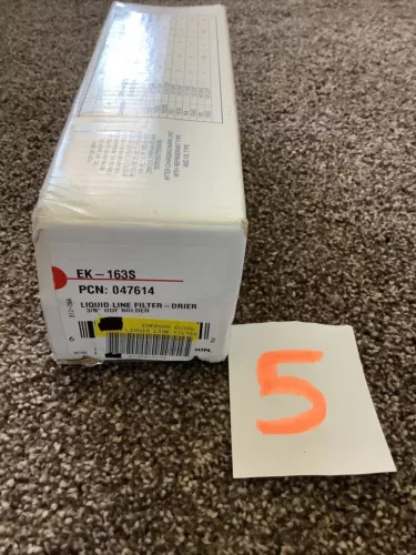 Emerson 3/8" ODF Sweat EK163S, LIQUID LINE FILTER-DRIER Refrigeration Drier