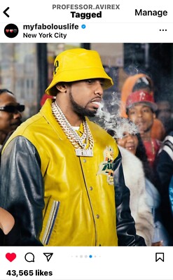 Celebrity Worn FABOLOUS Flyest In The City Ahkea Rock Indian