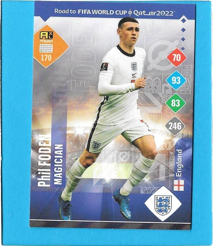 ROAD TO QATAR 2022 -Adrenalyn Panini- Card MAGICIAN 170 - FODEN - ENGLAND