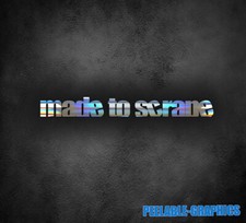 Made To Scrape Bumper Sticker Window Decal Car Jdm Sticker Slammed Lowered Decal