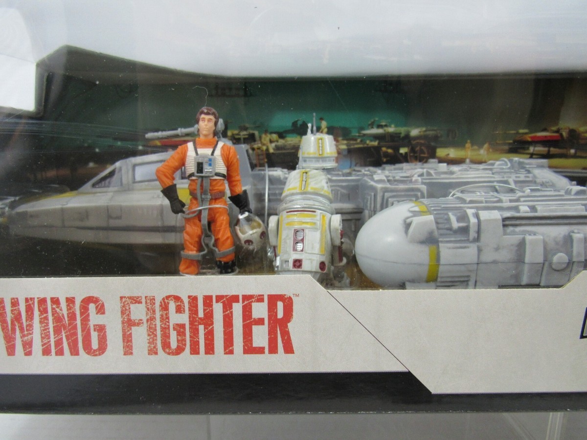 【中古】Star Wars 30th Anniversary Y-WING FIGHTER Toys R Us Exclusive with Exclusive Y-Wing Pilot & R5-F7 Droid Figures by Star Wars Y-Wing Fighter w/ Pilot & R5-F7 30th Ann. Toys R Us