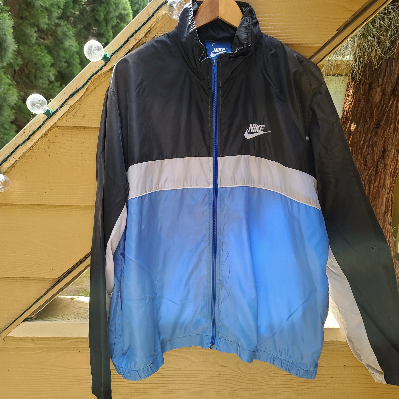Vintage Nike Windbreaker Blue Tag 80s 