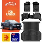 <!--F#f_0-->Floor Mats Tub Liner for Ford Next-Gen Ranger Dual Cab 2022+ All-Weather Cargo<!--F/-->