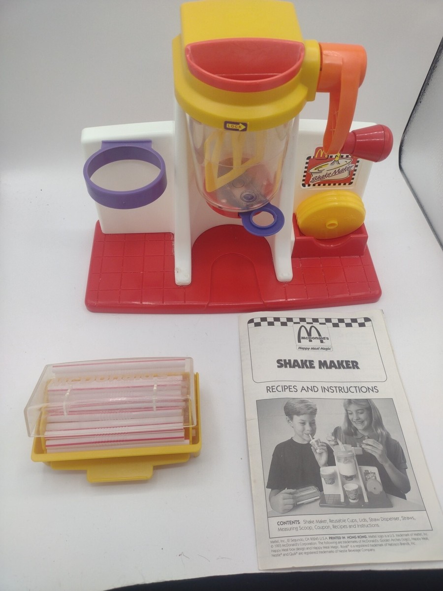 Vintage McDonald's Happy Meal Magic Shake Maker Mattel 1993 Near