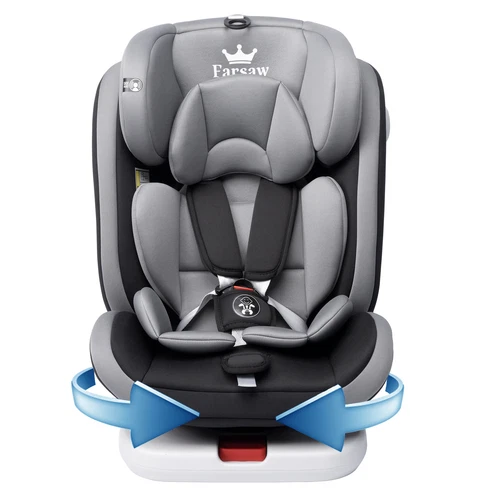 ISOFIX Baby Car Seat Child Seat 9-36KG 0-12 Anni Top Tether 5 Point Harness FARSAW - Picture 2 of 10