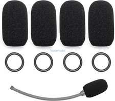 Replacement 4 Pack Foam Mic Covers For Bose A20, A30, A10 Aviation Headsets