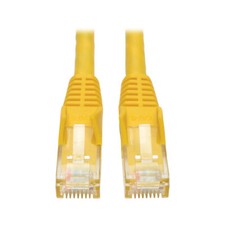 Tripp Lite 35FT RJ45 Premium Cat6 Gigabit Snagless Molded UTP Patch Cable Yellow