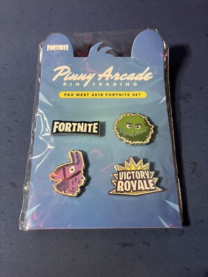 Fortnite PAX West 2018 Full Set Of Pin (Brand New / Never Been Opened)