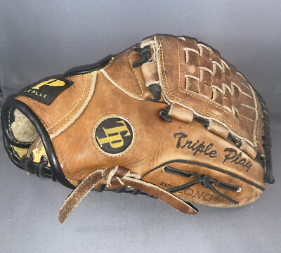 Triple Play 12 Inch Leather Pro Model TPP-001 LONG Baseball Glove Premium Series