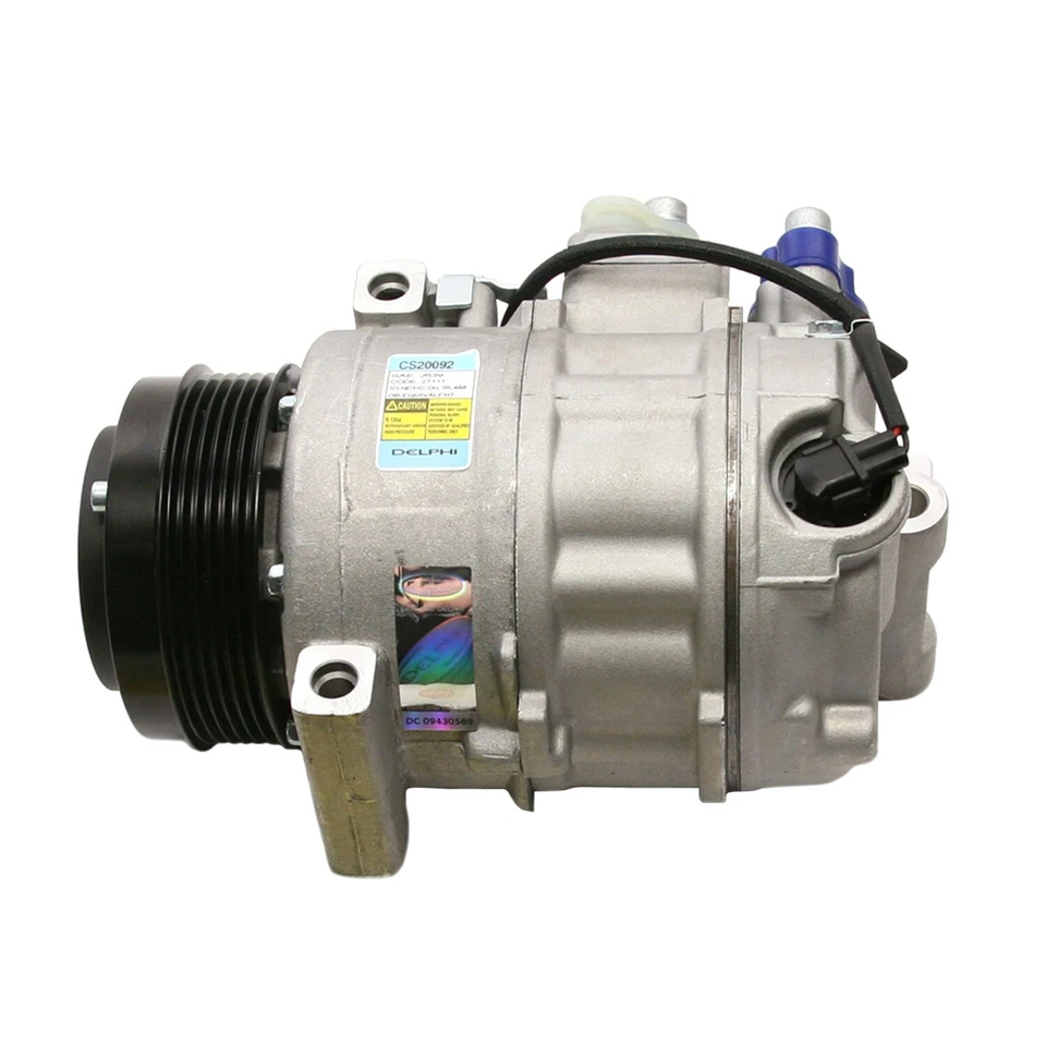 A/C Compressor Delphi For 2006 Mercedes-Benz S350 3.7L V6 - Image 2 of 4