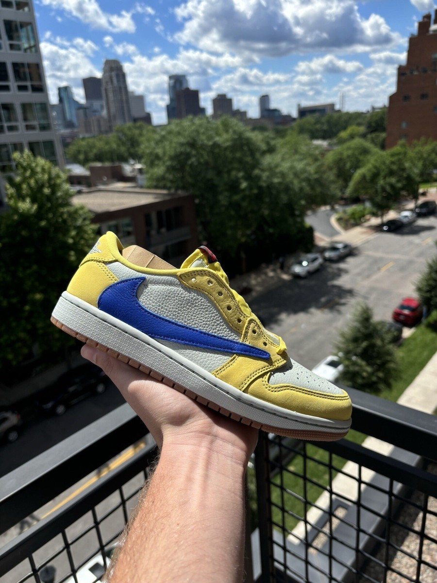 Size 8 - Travis Scott x Air Jordan 1 Retro OG SP Low Canary W | eBay