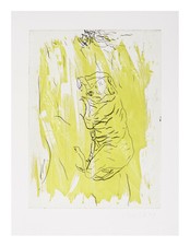 Georg Baselitz, original Radierung, signiert.