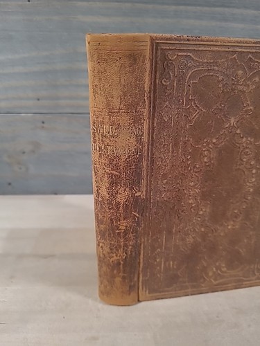 1874 NEW TESTAMENT antique SWEDISH AND ENGLISH leather AMERICAN BIBLE SOCIETY - Picture 3 of 20