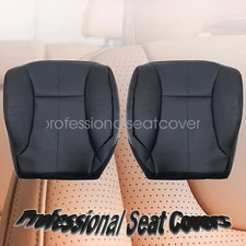 Driver & Passenger Bottom Seat Cover Fits 1998-2002 Dodge Ram 1500 2500 Black