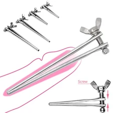 Male Adjustable Urethral Plug Stainless Steel Urethral Sounding Dilator Men Toys