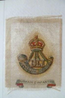 B.D.V. ZIGARETTEN SEIDE - DURHAM LTNFANTRY SEIDENABZEICHEN