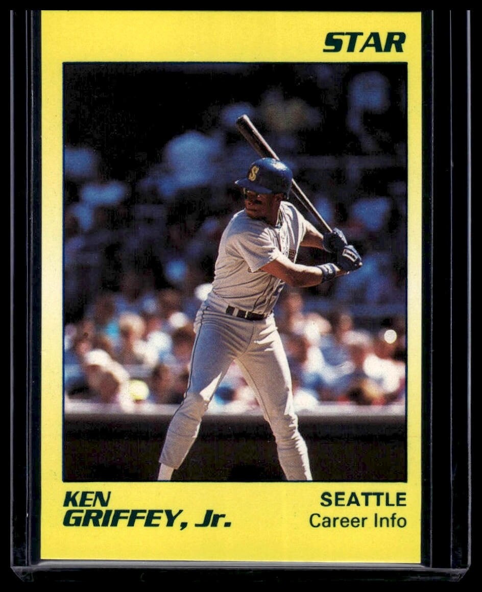 1990 Star Yellow #8 Ken Griffey Jr. Seattle Mariners