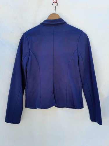 Polo Ralph Lauren Tailored Jacket Boy's 16 Navy Blue Cotton Sweatshirt Fabric - Picture 5 of 17