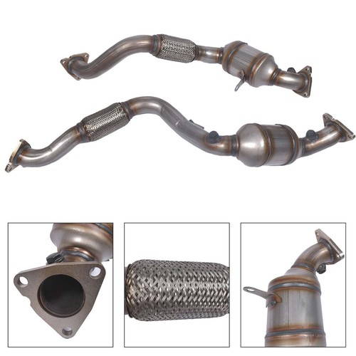2pcs Flex Pipe Catalytic Converters for 2007-2009 Audi Q7 3.6L V6 955113034AX - Picture 9 of 14