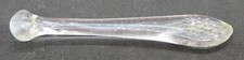 Clear glass vintage Art Deco antique cocktail stirrer stick B