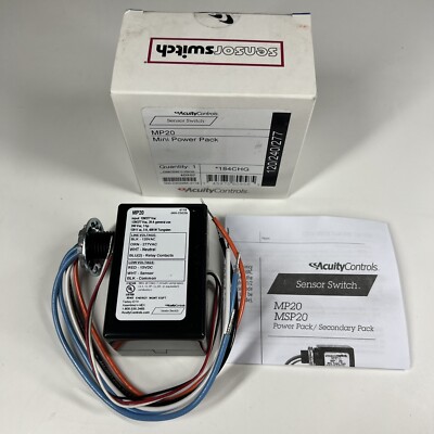 Lot of 32 - Acuity Controls Sensor Switch MP20 Mini Power Pack 120/240/277 V