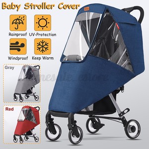 double pushchair rain cover