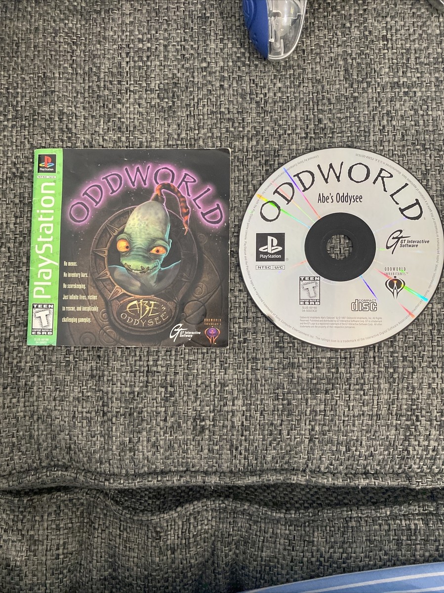 Oddworld Abe's Oddysee Sony PlayStation 1 PS1 Greatest Hits Disc