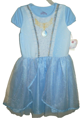 New Girls size Large 10-12 Cinderella Disney Princess Dress Blue Tutu Skirt  | eBay