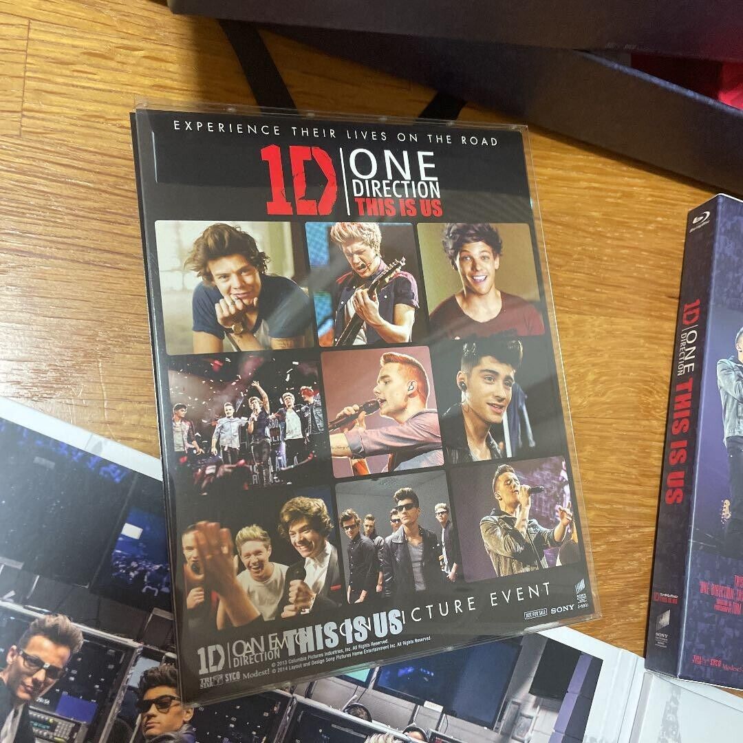 One Direction THIS IS US Japan Limited Deluxe BOX Blu-ray & 3DVD First Edition One Direction THIS IS US Japan Limited Deluxe BOX Blu-ray & 3DVD First Edition
