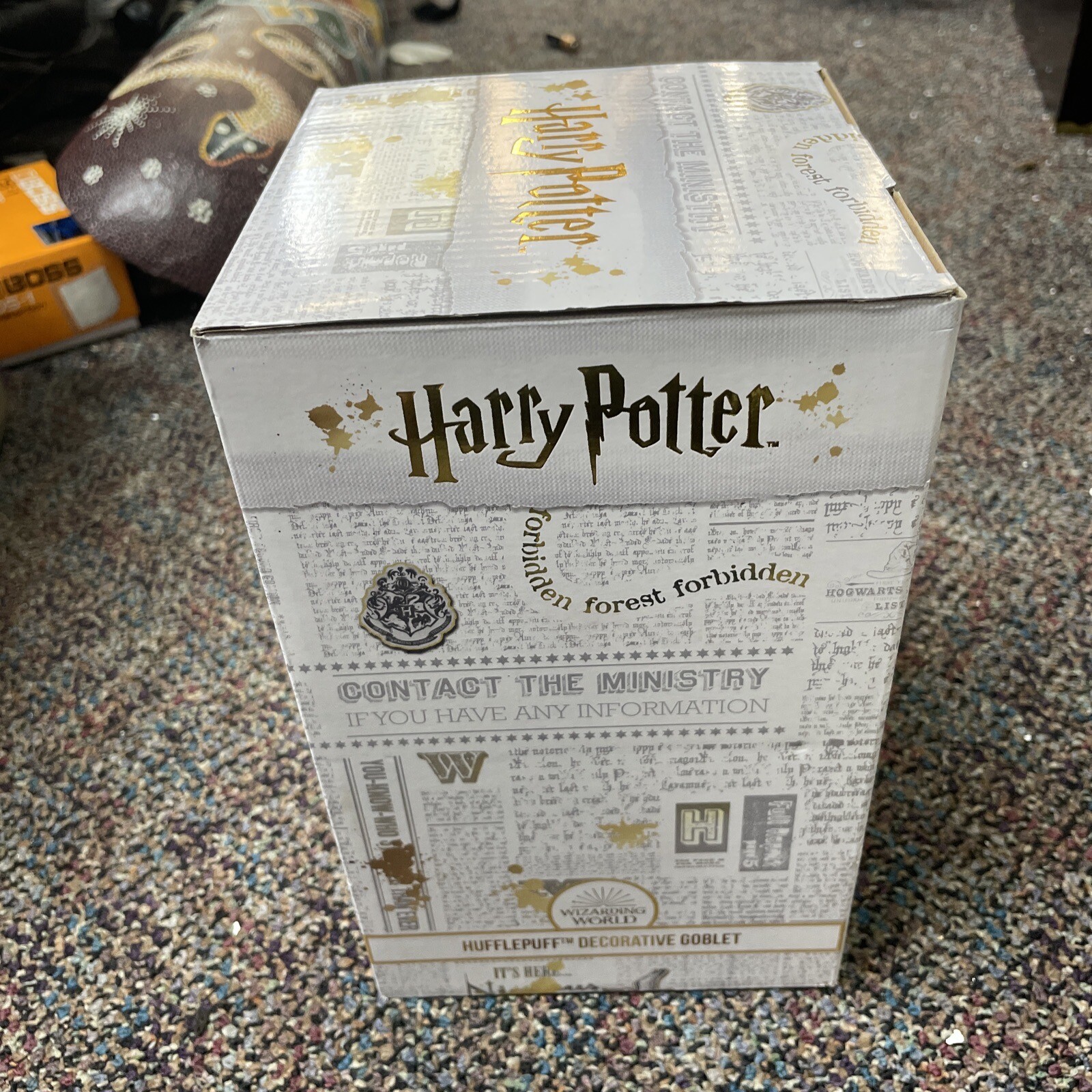 Enesco Harry Potter Houses Goblet Hufflepuff Decorated Cup, 7" Tall