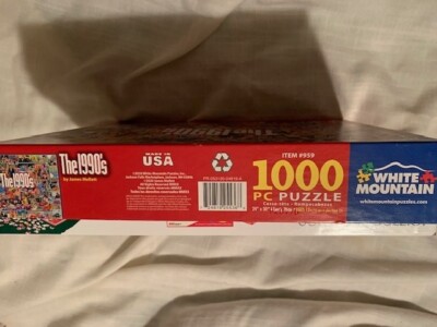 The 1990s Jigsaw Puzzle 1000 piece Simpsons Tomb Raider Clinton
