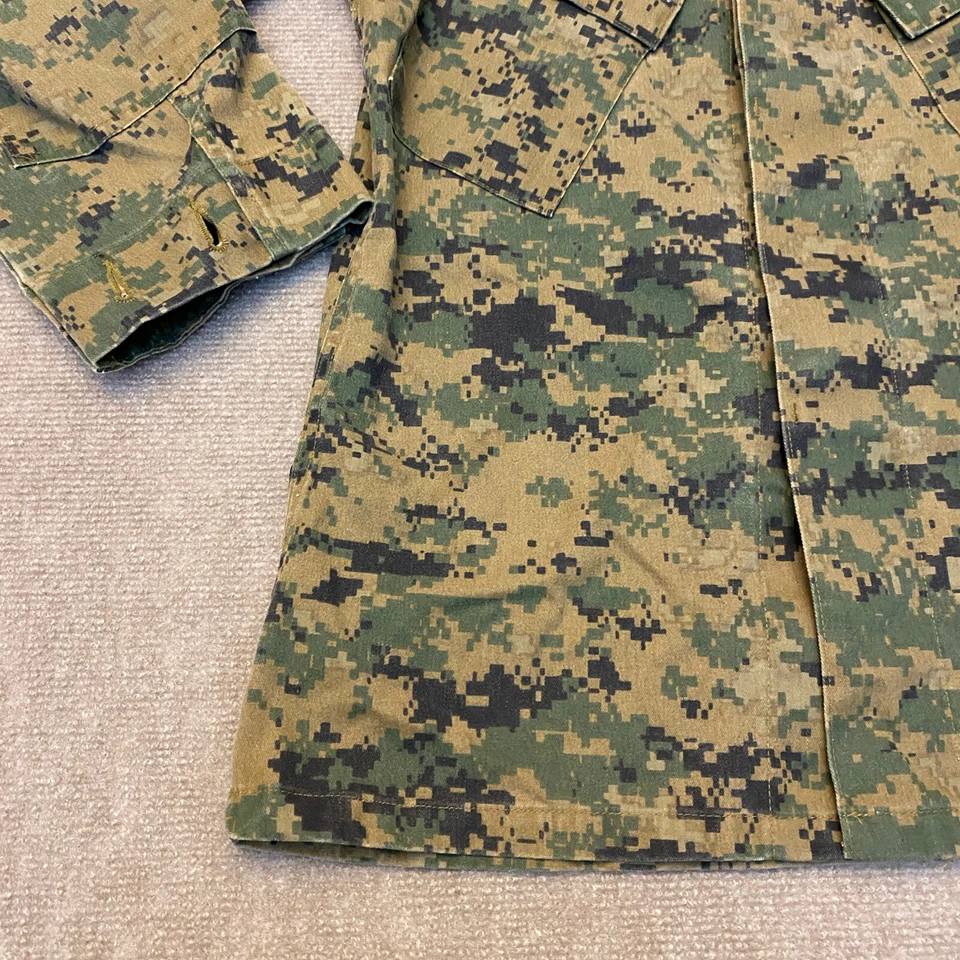 Chaqueta Tru Spec Para Hombre Pequeña Verde Camuflada Abrigo De Colección Ejército Táctico Caza Exterior Foto 4 de 4