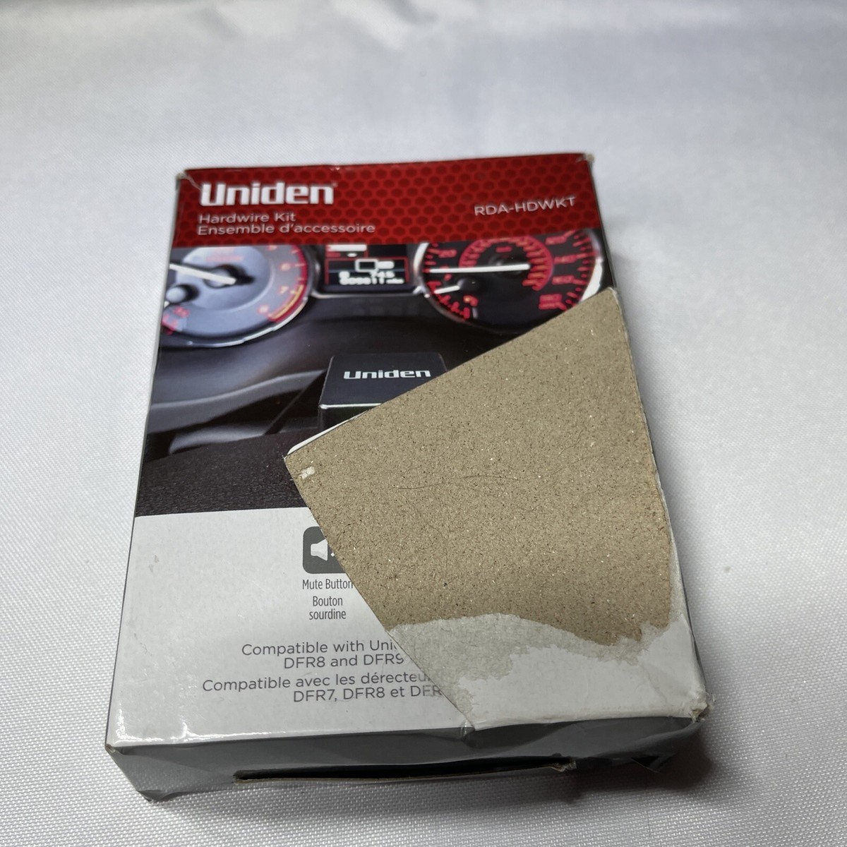 Uniden RDA-HDWKT Radar Detector Hardwire Kit With Mute Button For R & DFR Series