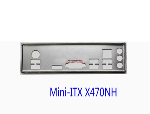 Shield I/O IO Backplate For Biostar Mini-ITX X470NH Motherboard