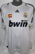 ADIDAS REAL MADRID CHAMPIONS 2009 HOME RAUL M ORIGINAL JERSEY SHIRT
