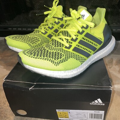 Adidas Ultra Boost Solar Yellow EH1100  Men s Size 8