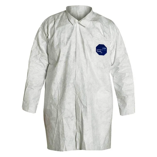 DUPONT TYVEK WHITE LAB COAT TY - 212SWH 10PK NEW XXL - product listing photo