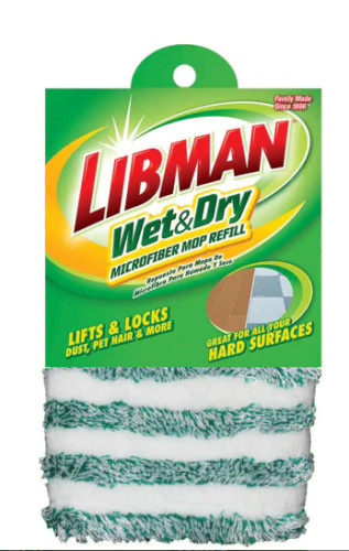 Libman Wet and Dry Microfiber Mop Refill
