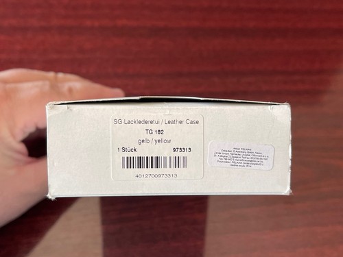 Pelikan 2 Federmäppchen Leder gelb TG182 - Bild 6 von 6