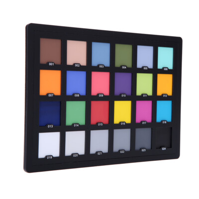 Professional 24Color Card Test for Superior Digital Color Correction Blance O3V3