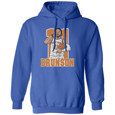 Brunson 3 Point Basketball New York Hoops Tribute Unisex Hooded Sweatshirt