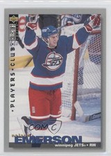 1995-96 Upper Deck Collector's Choice Player's Club Nelson Emerson #196 0a1