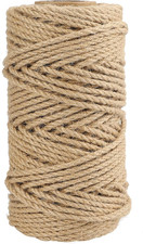 4MM Jute Rope,164Feet Strong and Heavy Duty Jute Twine, Brown Decoration Hemp...