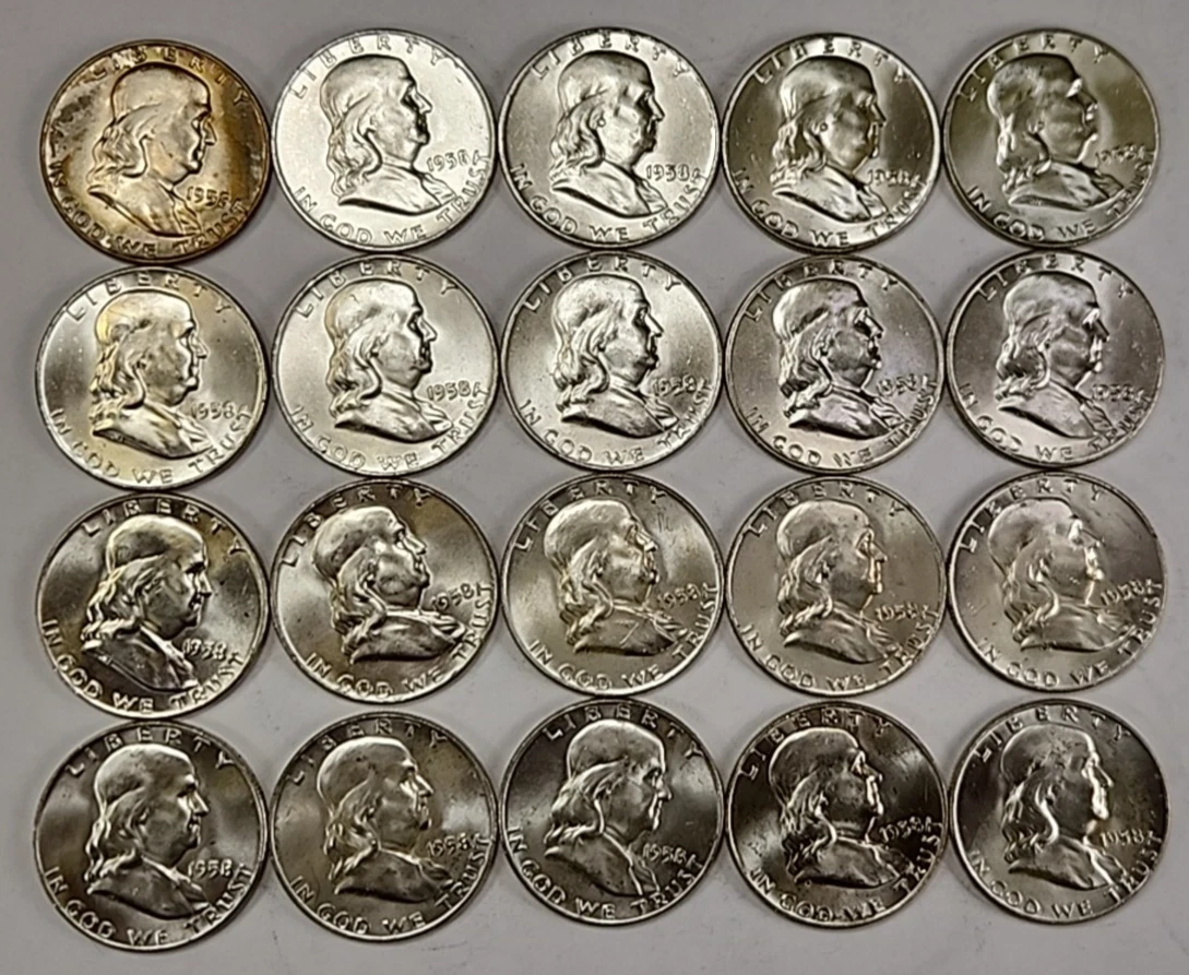 1958 年富兰克林半美元(1948-1963) | eBay