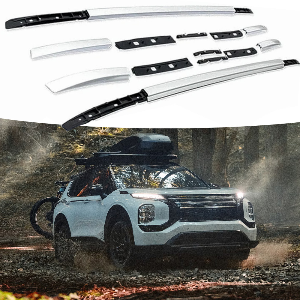 2PCS Roof Rail Rack Cross Bars Set Fits For Mitsubishi Outlander 2022-2026