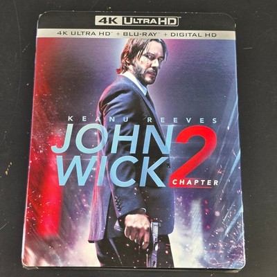 John Wick: Chapter 2 2017 4K UHD Blu-ray Keanu Reeves Action Thriller